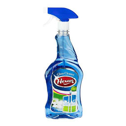مایع شیشه شوی800گرمی آبی هگزان