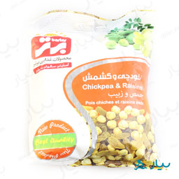 نخودچی و کشمش 125 گرمی برتر
