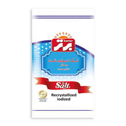 نمک تصفیه شده یددار 1000 گرمی برتر