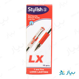 خودکار قرمز 10 عددی استایلیش