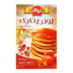 پودر آماده پنکیک کارامل250گرمی تردک