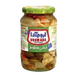 ترشی مخلوط 700 گرمی اروم آدا
