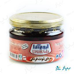 مربای توت فرنگی 340 گرمی اروم آدا