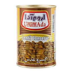 کنسرو عدس 400 گرمی اروم آدا