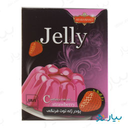 پودر ژله توت فرنگی 100گرمی شاهسوند