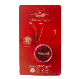 زعفران سرگل نیم گ کارتی شاهسوند