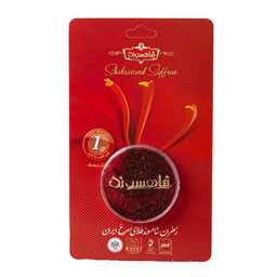 زعفران سرگل یک گ کارتی شاهسوند