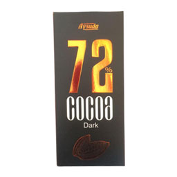 شکلات تلخ تابلت72 درصدمقوایی 85 گرمی آی سودا
