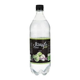 آب گازدار با طعم سیب 1 لیتری کریستال