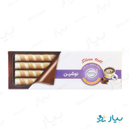 رول بیسکویت با طعم کاکائو 100 گرمی نوشین