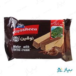 بیسکویت ویفر با کرم کاکائویی 42 گرمی نوشین