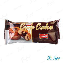 کاپ کیک دوقلو با مغزی شکلات 70 گرمی نوشین