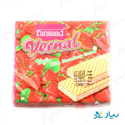 ویفر با کرم گیلاس ورنال 42 گرمی فرمند