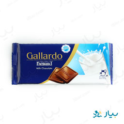 شکلات تابلت شیری 65گرمی گالاردو