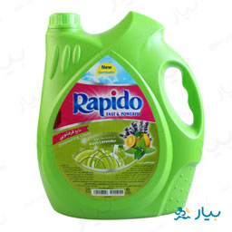 مایع ظرفشویی سبز 3750 گرمی راپیدو
