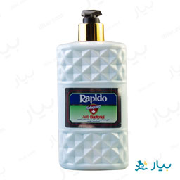 مایع دستشویی آنتی باکتریال سفید 500 گرمی راپیدو