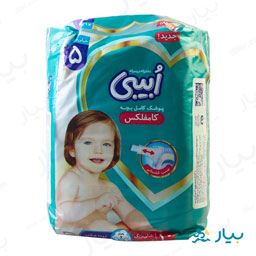 پوشک کامل کامفلکس سایز 5 خیلی بزرگ 10 عددی ابیبی