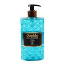 مایع دستشویی لوکس شفاف (حاوی مرطوب کننده) فیروزه ای 500 گرمی راپیدو
