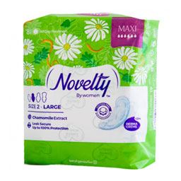 نوار بهداشتی ناولتی بسیار نازک سایز 2 بزرگ مخصوص روز 8عددی