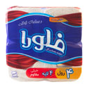 دستمال توالت چهار قلو 4 لایه فلورا