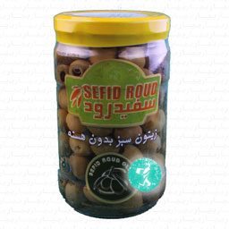 زیتون سبز بدون هسته سفید رود
