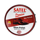 واکس کفش جامد 75 میلی لیتری قهوه ای ساتل