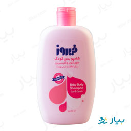 شامپو بدن صورتی کودک حاوی گوار و گلیسیرین 300 میلی لیتری فیروز