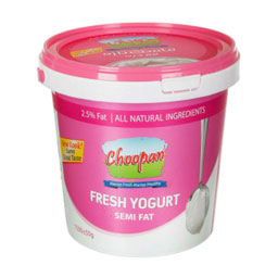 ماست نیم چرب 1/5 کیلوگرمی چوپان