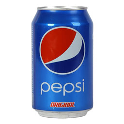 نوشابه قوطی 330 میلی لیتری پپسی