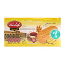 بیکسویت با طعم موز تزئین شده با شکر فرخنده