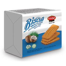 بیسکویت نارگیلی 250 گرمی فرخنده