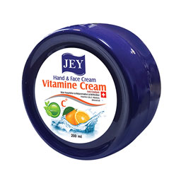 کرم مرطوب کننده دست و صورت حاوی ویتامین +C حجم 200 میلی لیتری جی