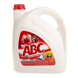 مایع ظرفشویی آ.ب.ث 4 لیتری توت فرنگی