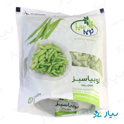 لوبیا سبز 400 گرمی نوبر سبز