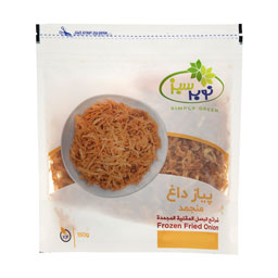 پیاز داغ منجمد 150 گرمی نوبرسبز