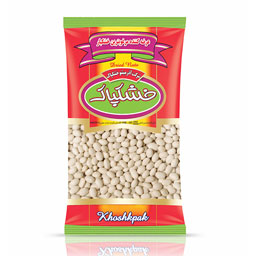 خشکپاک لوبیا سفید 450گرم سلفون