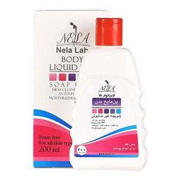 پن مایع بدن 200 میلی لیتری نلا