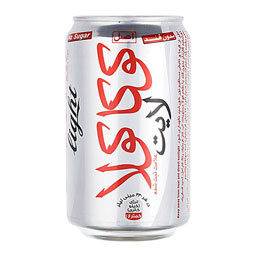 نوشابه کولا لایت 330 میلی ‌لیتری کوکا‌کولا