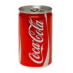 نوشابه کولا 150 میلی لیتری قوطی کوکاکولا