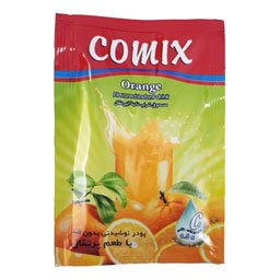 پودر شربت بدون قند با طعم پرتقال 8/5 گرمی کمیکس