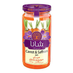 مربای هویج زعفران شانا 315 گرم