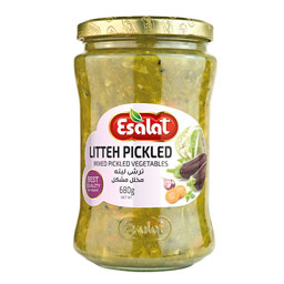 ترشی لیته سبز 680 گرمی اصالت