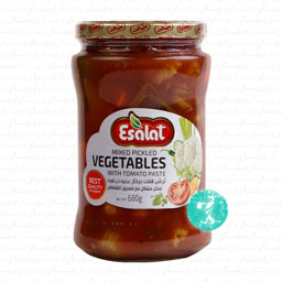 ترشی هفت بیجار مخلوط با رب گوجه 680 گرمی اصالت