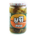 ترشی موسیر بادمجان شیشه 680گرمی آوید