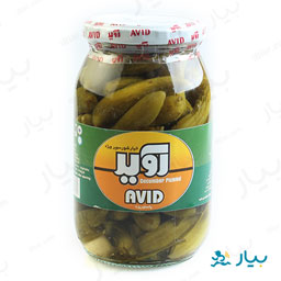 خیـارشـور سوپر ویــژه شیشه ای 480گرمی آوید