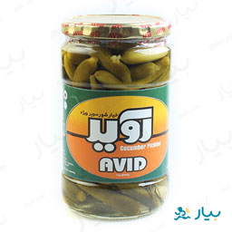 خیـارشـور سوپر ویــژه شیشه ای 650گرمی آوید