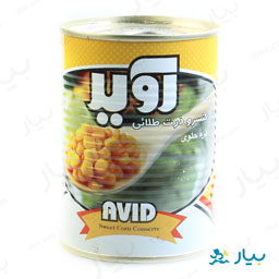 کنسرو ذرت 380 گرمی آوید