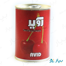 کمپوت آلبالو قوطی 420 گرمی آوید
