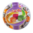 پشمک لقمه ای میوه ای دوسرپیچ 500 گرمی حاج عبدالله