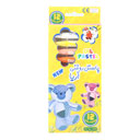 پاستل 12 رنگ مقوایی آریا